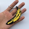 Banana pendant hanging decoration Andy Warhol Andywaol silicone silicone men's and women's bag buckle GM key chain