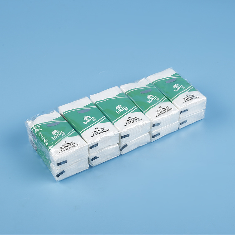 供应迷尔面巾纸定做 10片装小包装式广告手帕纸定制