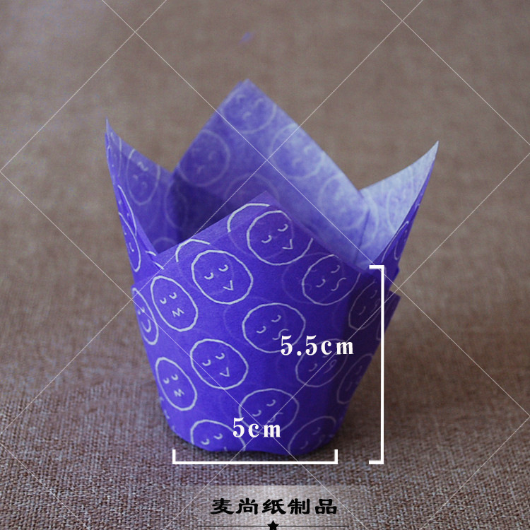 Grado alimenticio europeo resistente a altas temperaturas medio Cupcake fondo blanco carta de oro para hornear pastel titular papel venta al por mayor