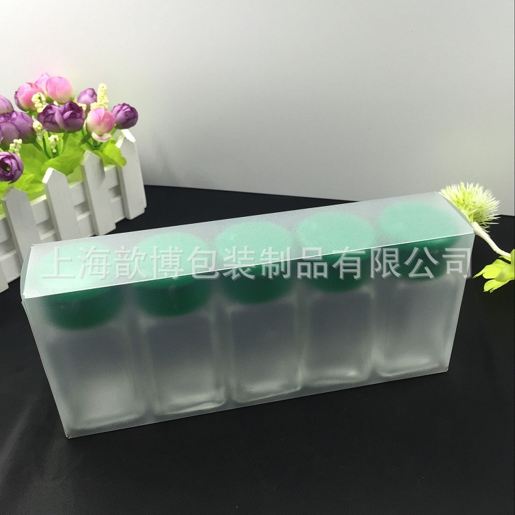 PP磨砂盒、PP塑料折盒上海厂家生产调味瓶包装盒专用