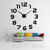 Taobao Expressway Creative Acrylic Mirror Wall Sticker Living Room lying DIY Mirror Mirroring Clock Wall Patch