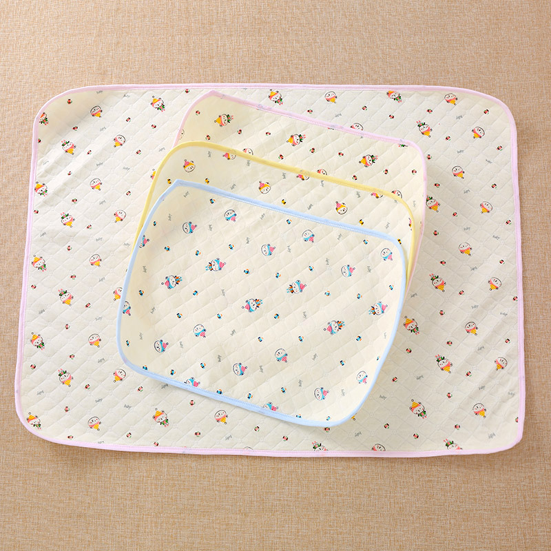 new pattern baby Changing mat towel baby Supplies pure cotton Cartoon waterproof ventilation Washable Urine pad wholesale