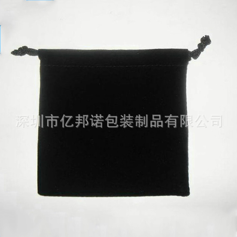 厂家生产  莫凡绒布袋首饰绒布袋 植绒绒布束口袋 抽绳绒布袋订制