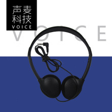 声麦电子SM-480时尚头戴式耳机 3.5mm单插头黑色耳机厂家直销
