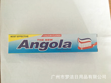 50g 外贸非洲安哥拉三色牙膏留兰口味红白蓝彩条