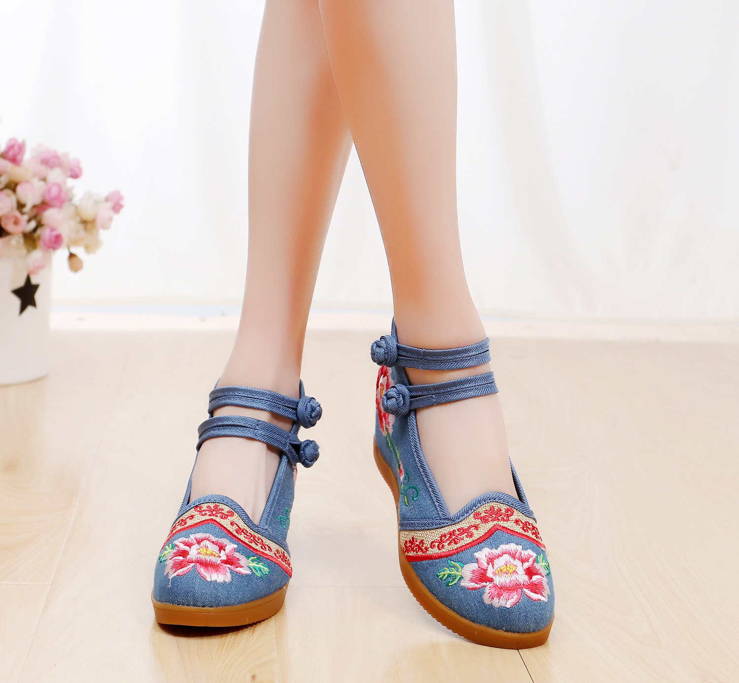 Mocassins femme en Toile - Ref 3440354 Image 22