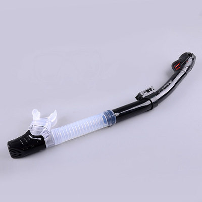 批发 全干无味呼吸管 硅胶潜水弹射管 潜水装备呼吸管 浮潜管|ms