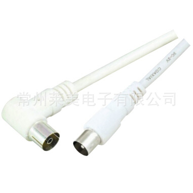 厂家直销 9.5公 对 9.5母直角型 3C2V 有线电视线