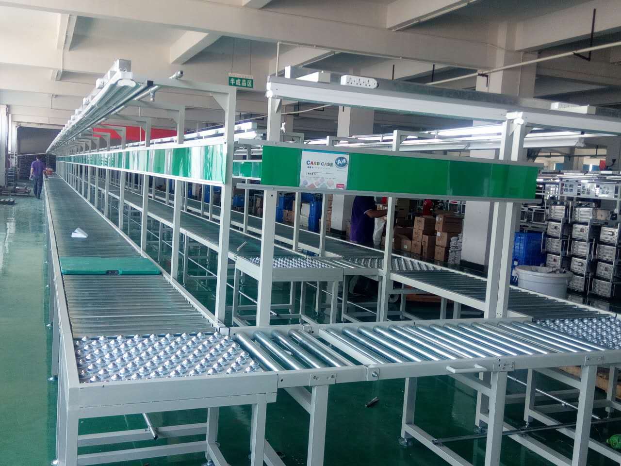 供应无动力滚筒线环形滚筒组装线滚筒线电池组装线音响组装线