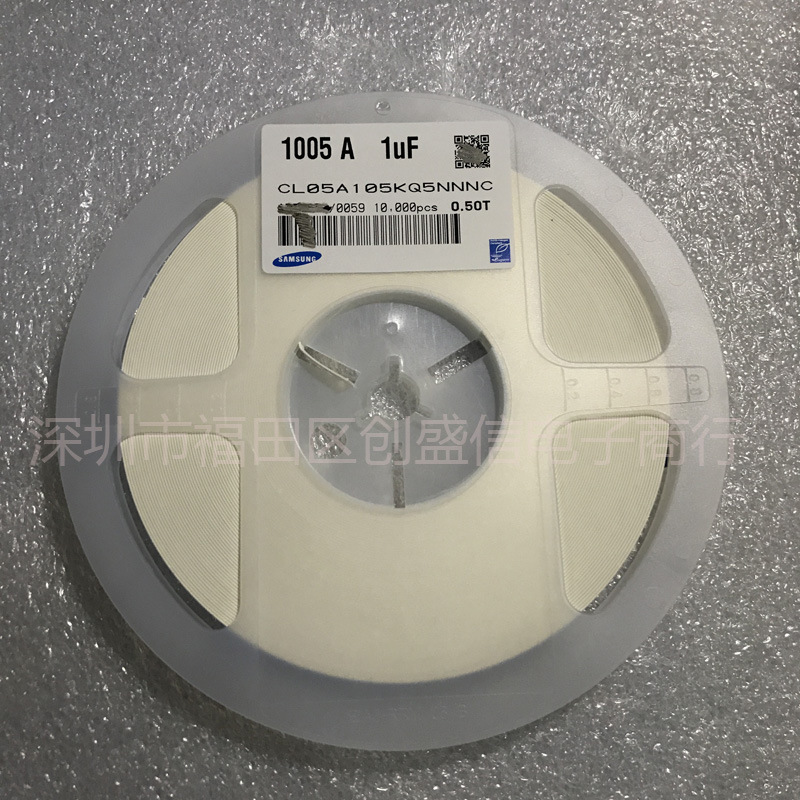 CL05A105KQ5NNNC原装贴片三星0402 1UF 6.3V X5R 105K电容系列