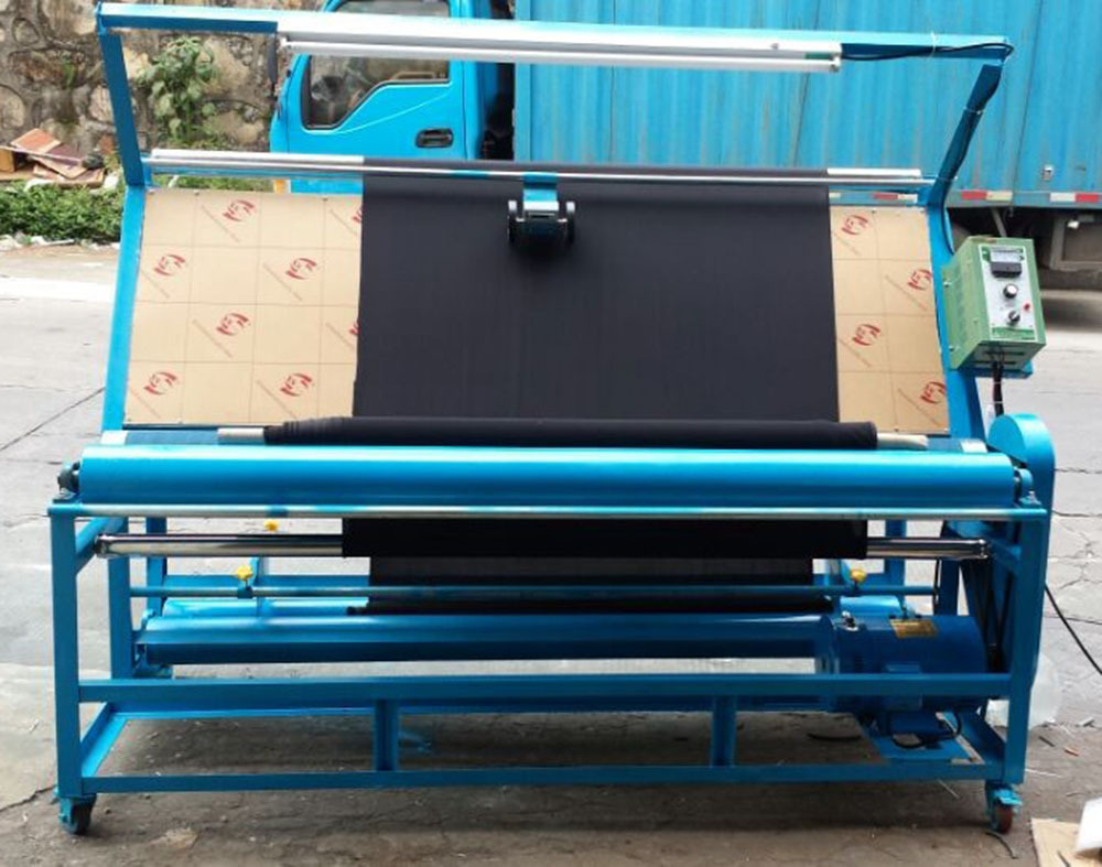 加工定制同步送料卷布机 简易型验布机 跑码机 量米机 量码机