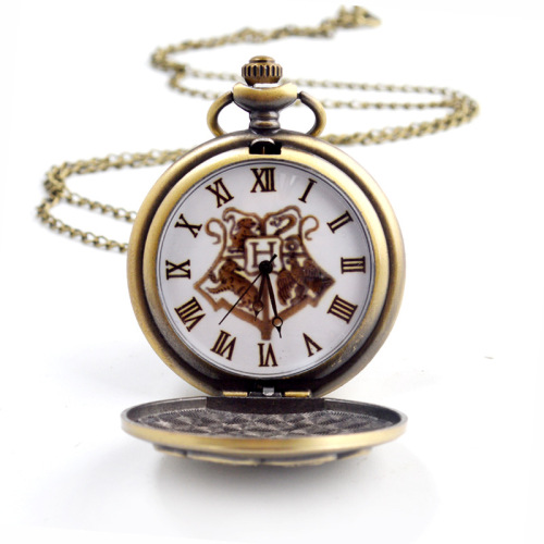 Boshiya vintage flip pocket watch wholesale Harry Potter Snitch pocket watch cartoon Harry Potter quartz pocket watch