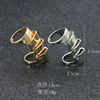 Fashionable metal ring, jewelry, wholesale, European style, punk style