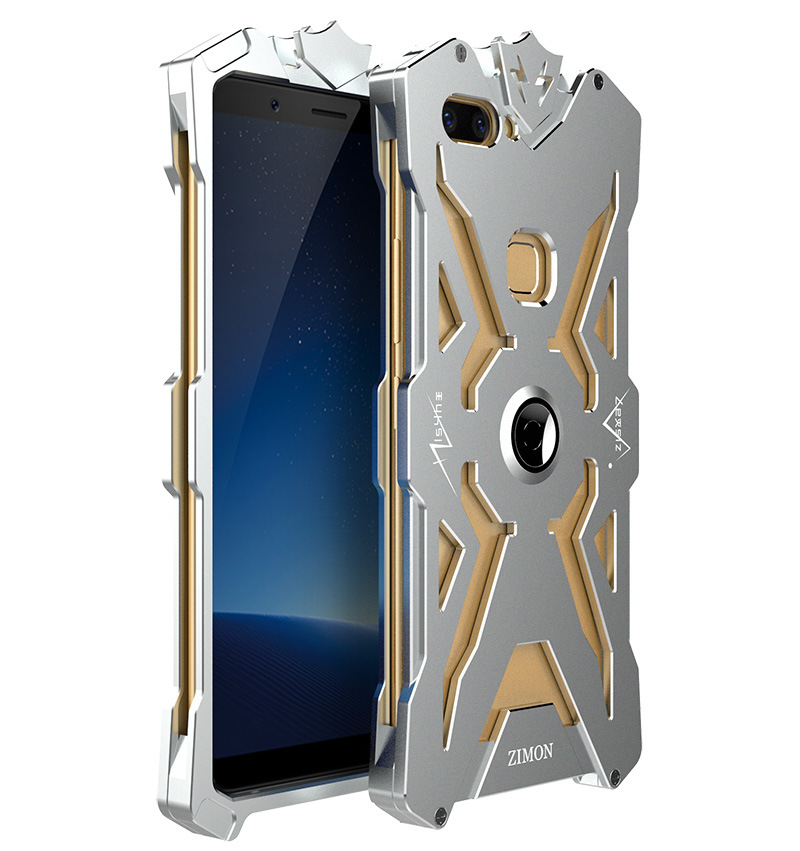 SIMON THOR Magnetic Bracket Aviation Aluminum Alloy Shockproof Armor Metal Case Cover for vivo X20 Plus & vivo X20