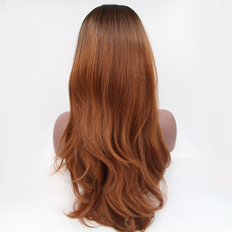 NEWLOOK W1038 microrollo coreano temperamento pelucca de cabello largo peluca de encaje enseñanza peluca de cabeza