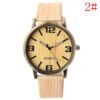 Wooden fashionable bronze watch suitable for men and women, 2017 trend, city style