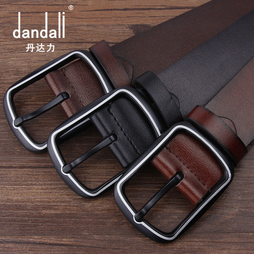 Foreign trade new retro all-match men's belt AliExpress gun black sun buckle belt youth decorative trouser belt