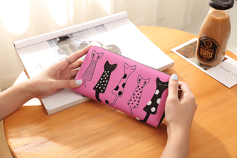 Cartera Fashion Cat - Azul Oscuro