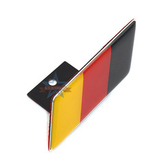 Car grille emblem Germany, USA, UK, China, France, flag, suitable for Volkswagen and BMW cars, sticker type 