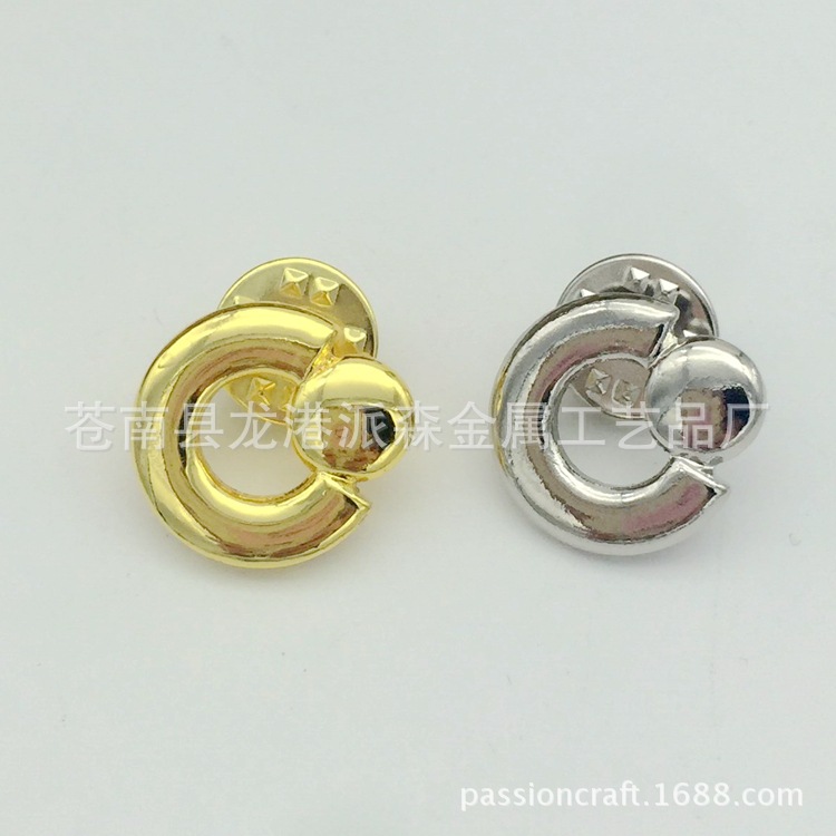 中國人壽保險司徽小號镂空加厚司徽 1.8cm電鍍胸章 徽章