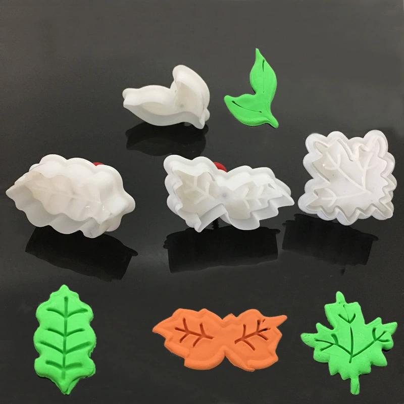 Прессформа печенья рождества лист мультфильма давления руки весны инструментов 3Д выпечки пластиковая