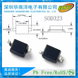 BAS21VMFH SOD-323FL 电压：200V 压降：1V SEMITEH 开关二极管