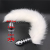 Imitation of fox tail anal plug couple sex products