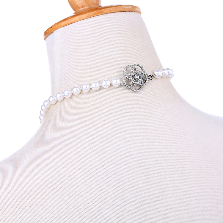 Occident and the United States alloy Diamond necklace NHQD4012