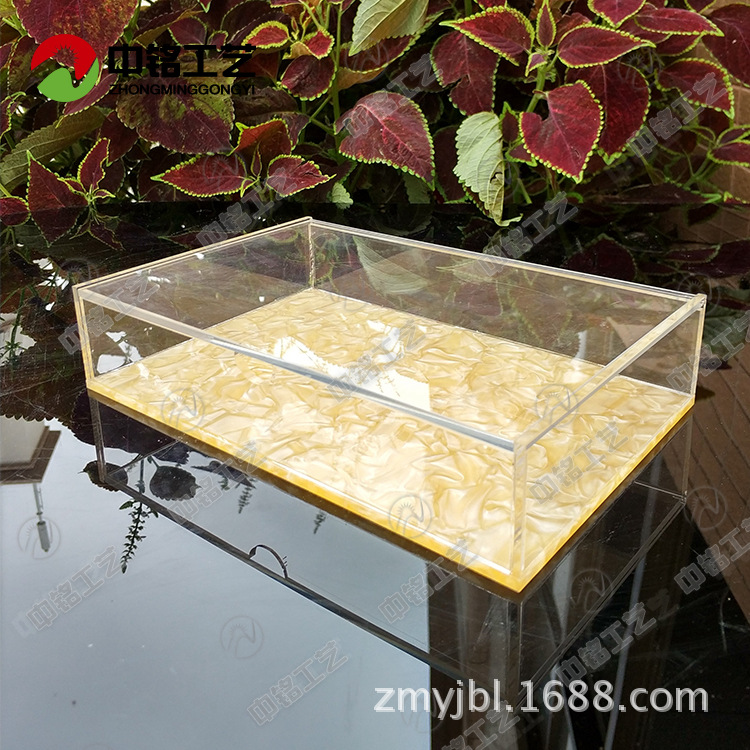厂家定做透明有机玻璃展示盒 冬虫夏草亚克力包装盒 小商品礼品盒