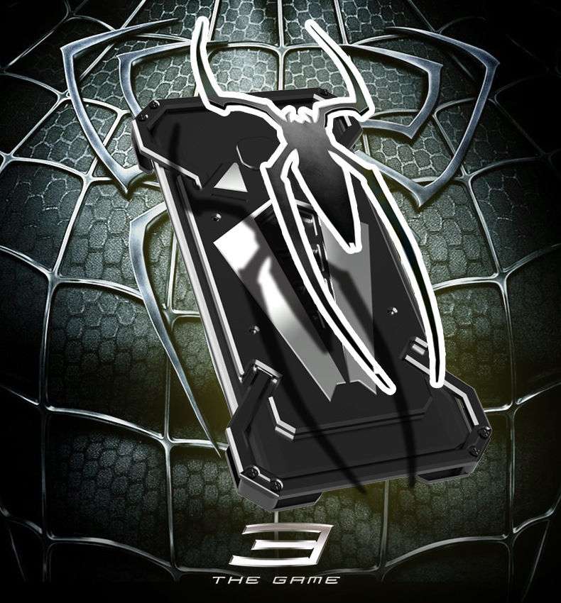 S.CENG Spider-Man Shockproof Aerospace Aluminum Metal Shell Case Cover for Samsung Galaxy S7 Edge