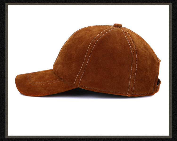 羊皮棒球帽男  (22)