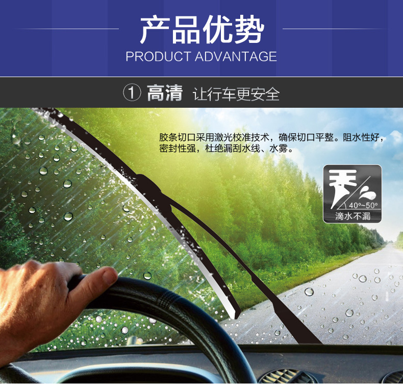 High-End Meitu Multifunctional Wiper Boneless Wiper Blade 99% Car Suitable for Boneless Wiper Wiper