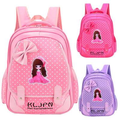 韩版卡通小学生儿童书包 男女减负双肩背包 可拆卸拉杆旅行箱批发|ru