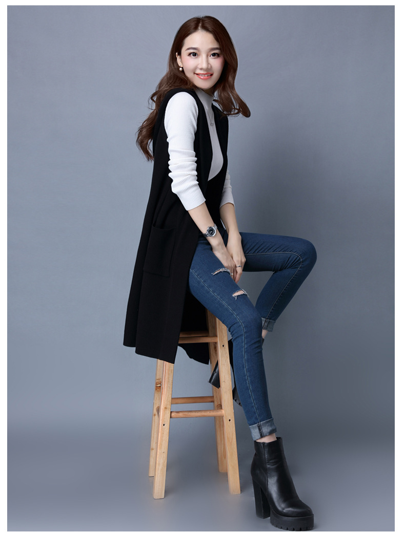 Gilet femme CYGNE ROUGE PLUIE en Tricot - Ref 3317300 Image 16