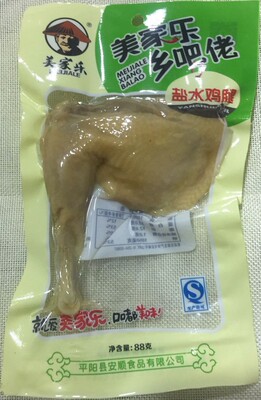 【美家乐】美家乐 盐水鸡腿 88克     1件50袋 零食批发|ms