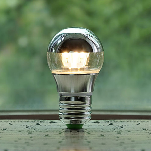 LED semi-plated shadowless bulb G45 globe 3W/5W/7W E27/E14 screw base magic bean pendant light source