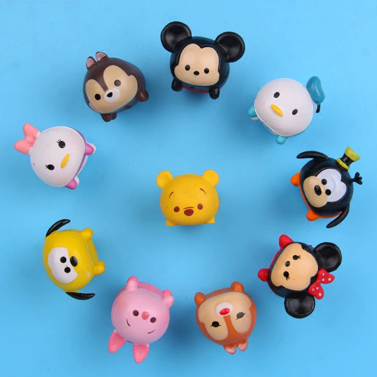 Three dimensional cartoon creative fridge magnet, magnetic strong magnet, with little bears, early education
