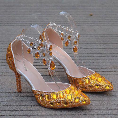 Evening Party singers Sandals tassel diamond bling wedding party bridal shoes 9 fine with cusp sandals diamond wedding shoes