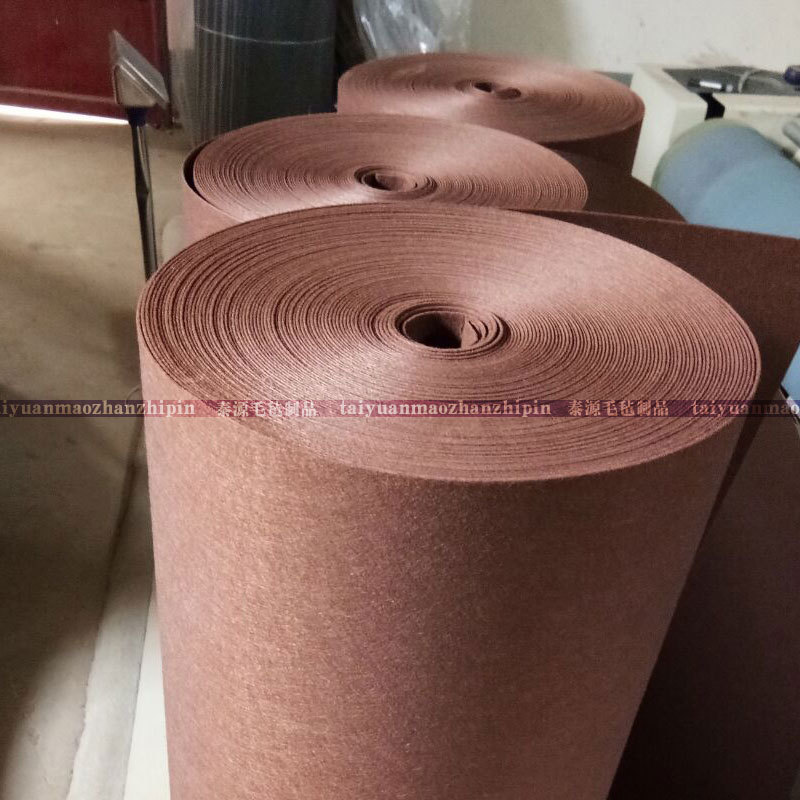 【彩色毛毡】不织无纺化纤毛毡布1-5mm加硬规格尺寸DIY装饰手工