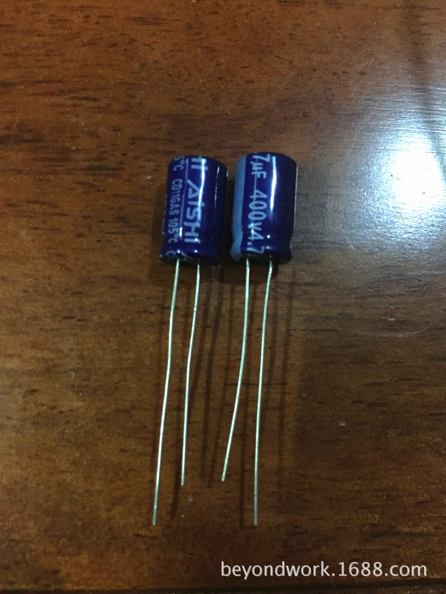 AISHI艾华400v4.7uf电解电容 高频长寿命 ch11gas10000H 体积8*12