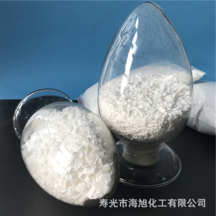 94%工业级氯化钙干燥 94%含量片状无水氯化钙油田 山东海旭