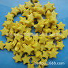 Yellow red plastic beads, 10mm, 14mm, 10mm