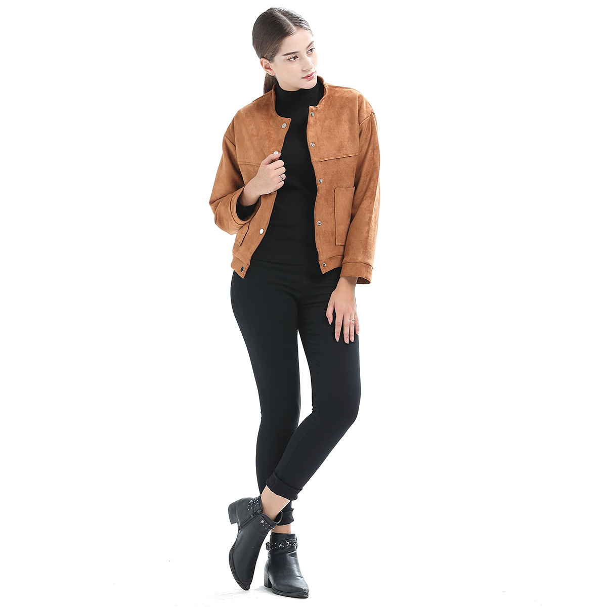 autumn new deerskin velvet jacket  NSJR23547