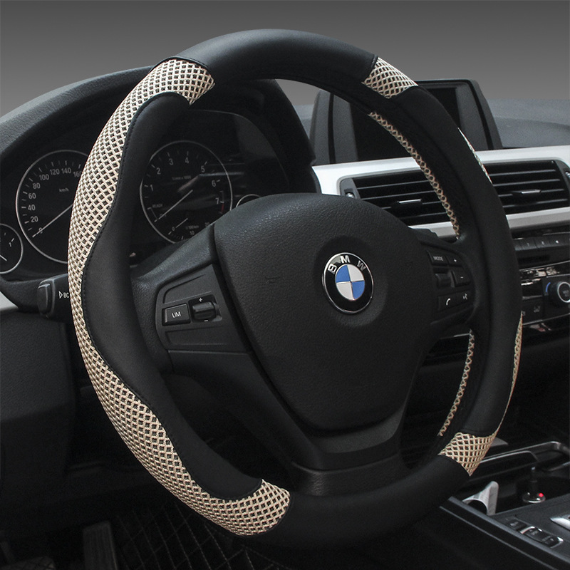 automobile Steering wheel cover Four seasons new pattern handle grip automobile non-slip Car handle grip Leatherwear Steering wheel cover On behalf of