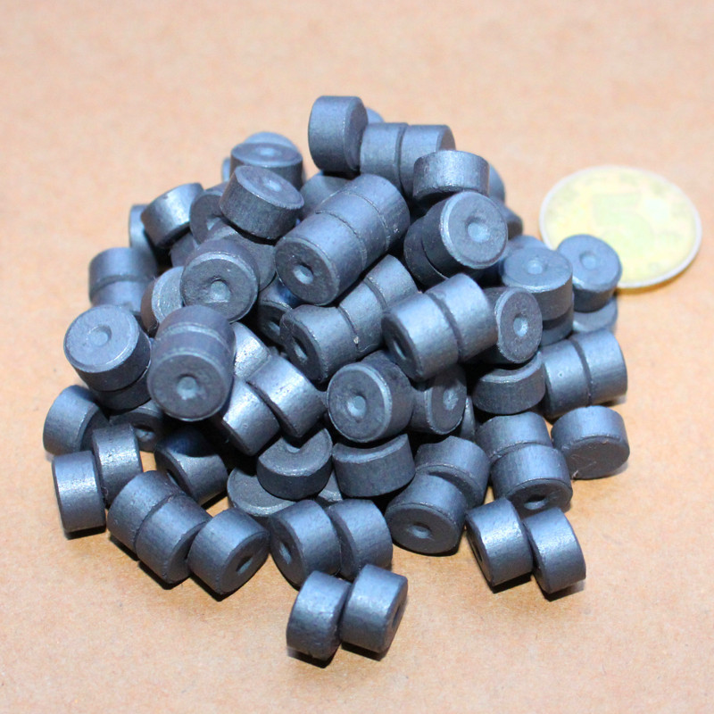 同性异性黑磁铁氧体圆环圆片方块圆饼多面充磁 8*5磁芯强磁耐高温