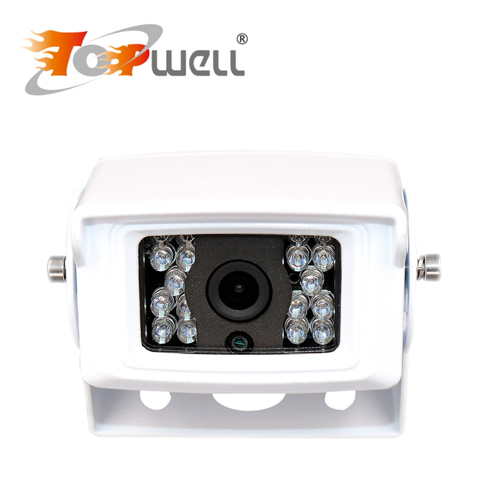 White 4-core navigable short audio Sharp 420 line CCD HD bus rear view camera T-637