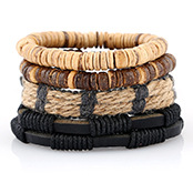 Vintage Woven Leather Bracelet Simple Men And Women Jewelry Bracelet display picture 11