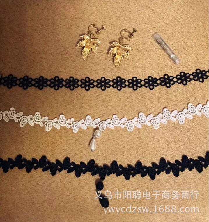 小玫瑰项链花边2