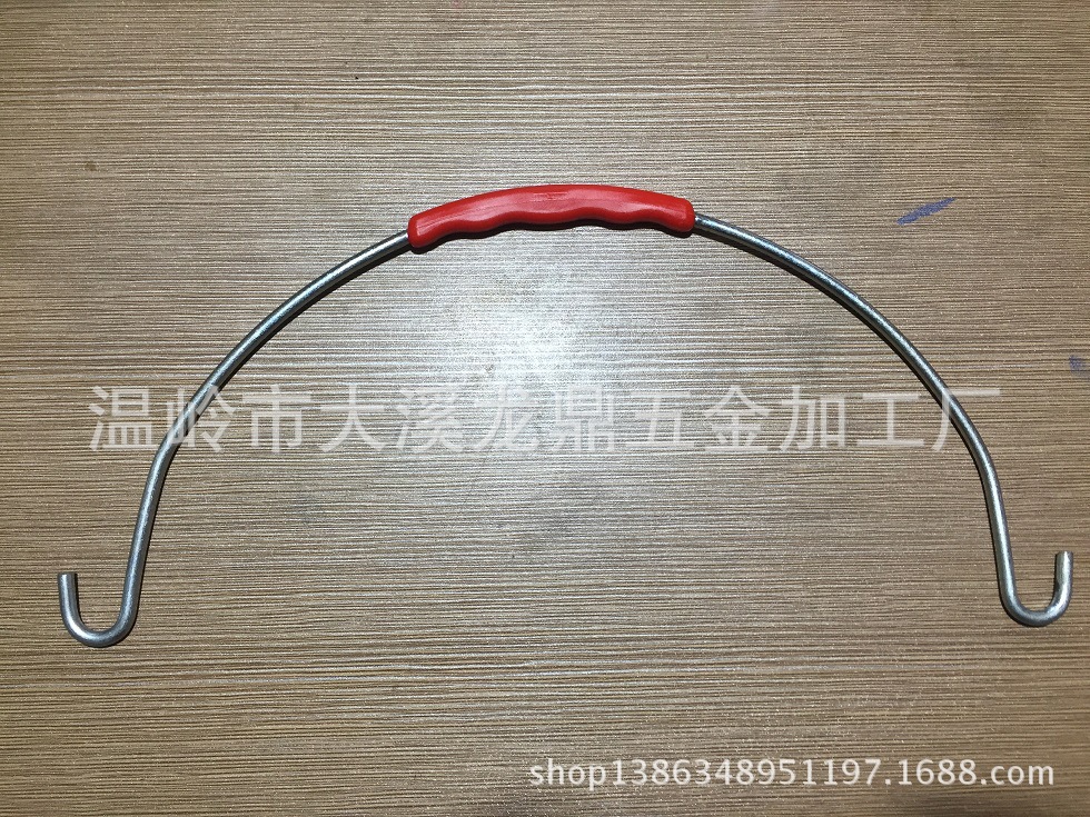 5.0*34红色PE塑料水泥桶提手、水桶提手、水泥桶桶把