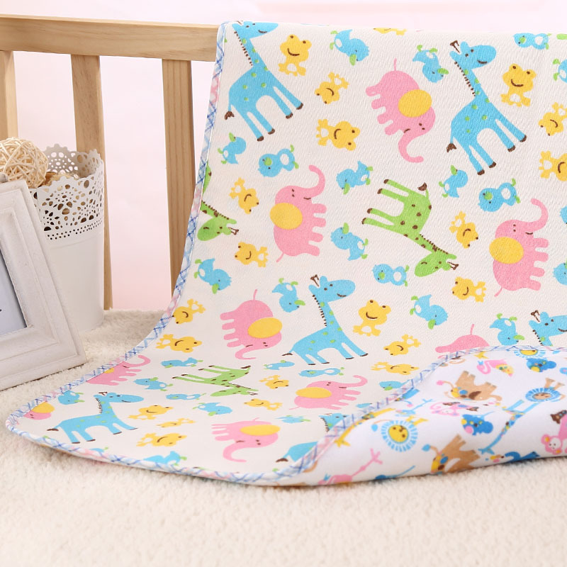 Double Layer Waterproof Breathable Baby Urine Pad Baby Moisture Absorbent Washable Diaphragm Pad Newborn Children's Products Leak Proof Anti-urine Pad